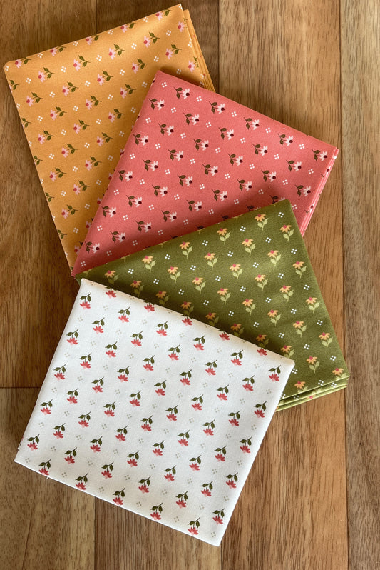 Wild Honey Bumbling Posies Fat Quarter Bundle by Lella Boutique for Moda Fabrics