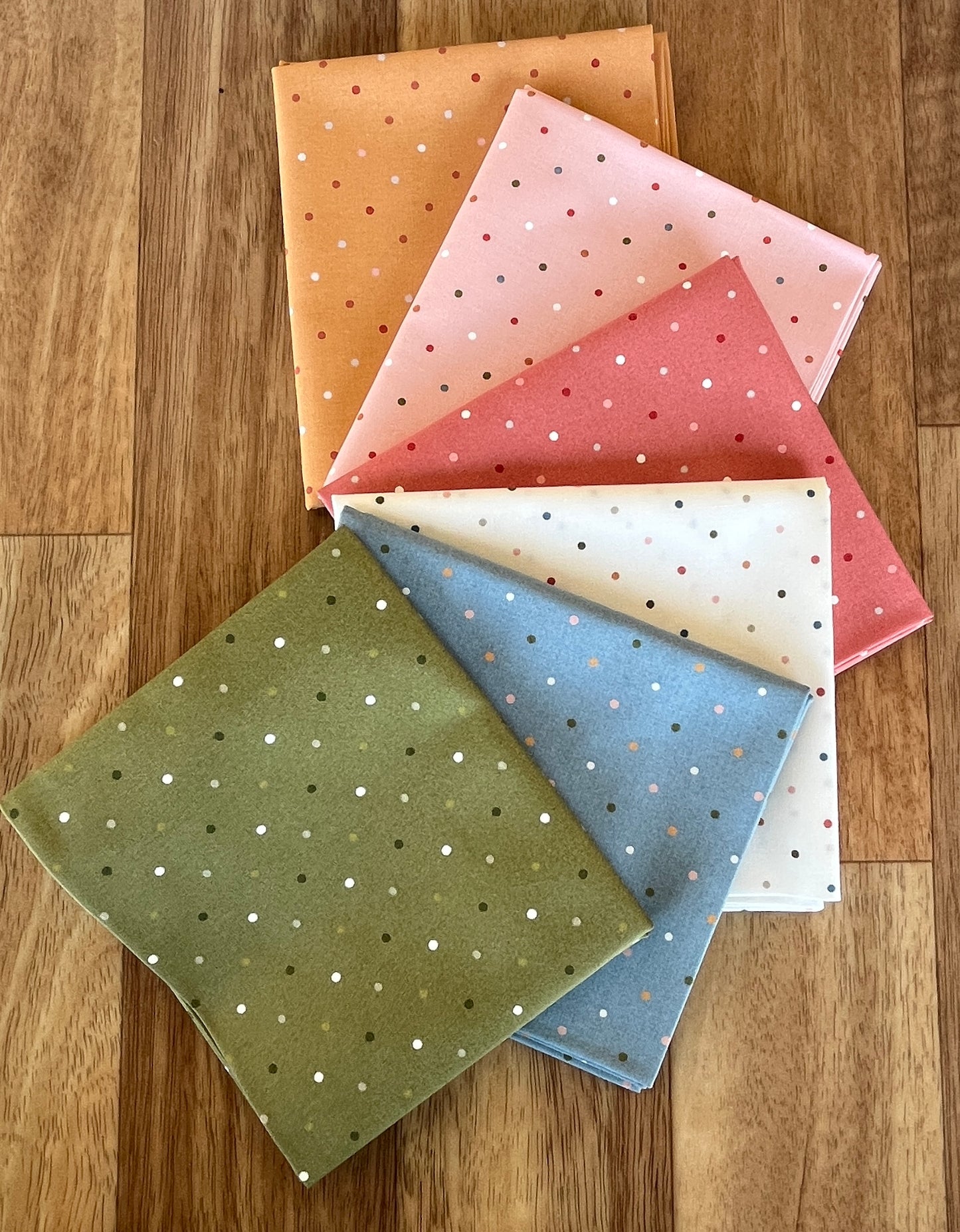 Wild Honey Dots Fat Quarter Bundle by Lella Boutique for Moda Fabrics