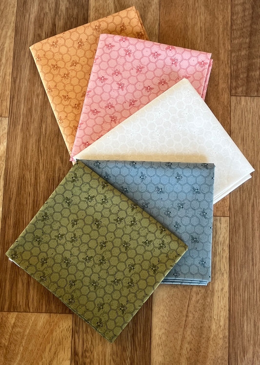 Wild Honey Honeycomb Fat Quarter Bundle by Lella Boutique for Moda Fabrics