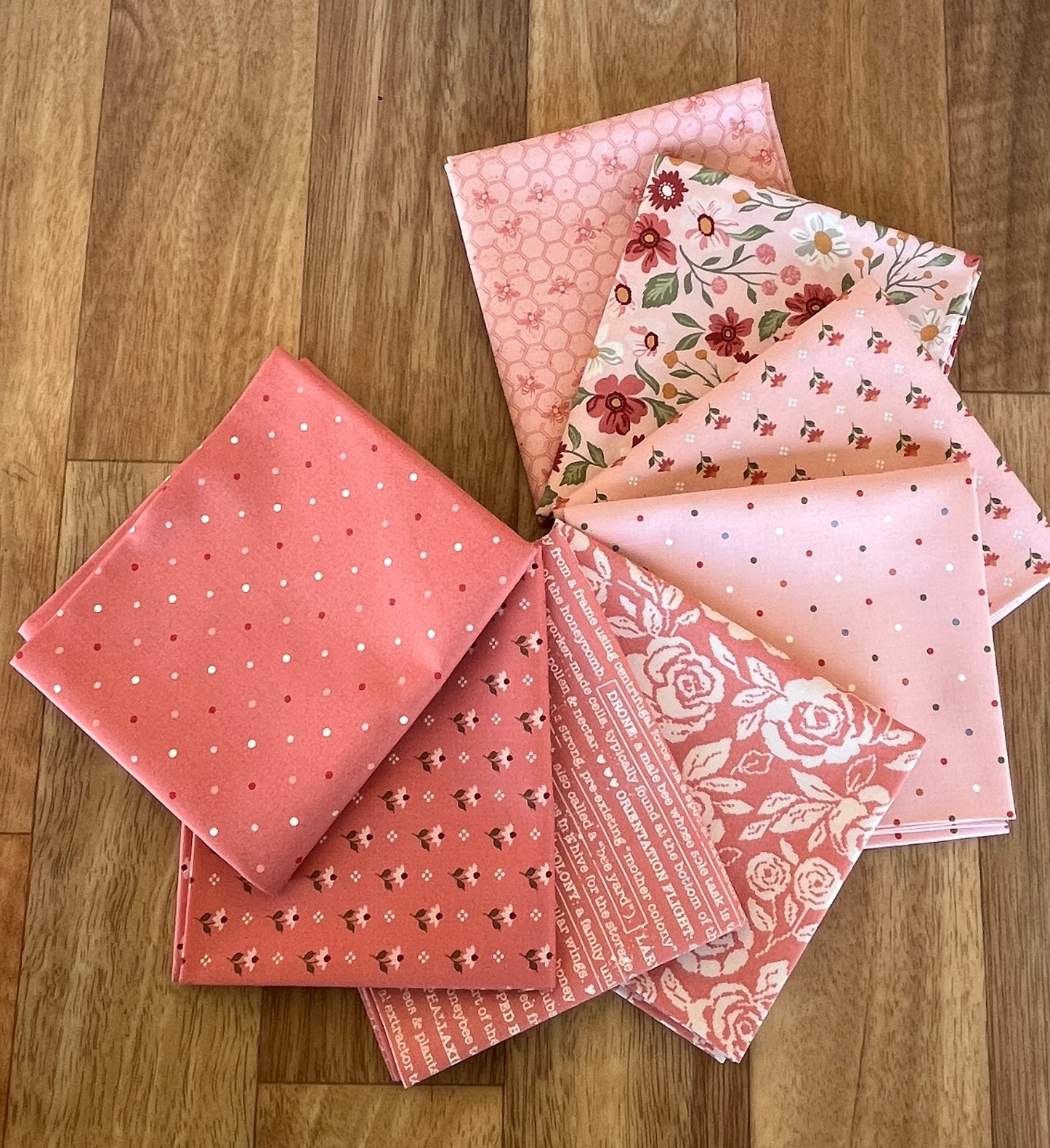 Wild Honey Pinks Fat Quarter Bundle by Lella Boutique for Moda Fabrics