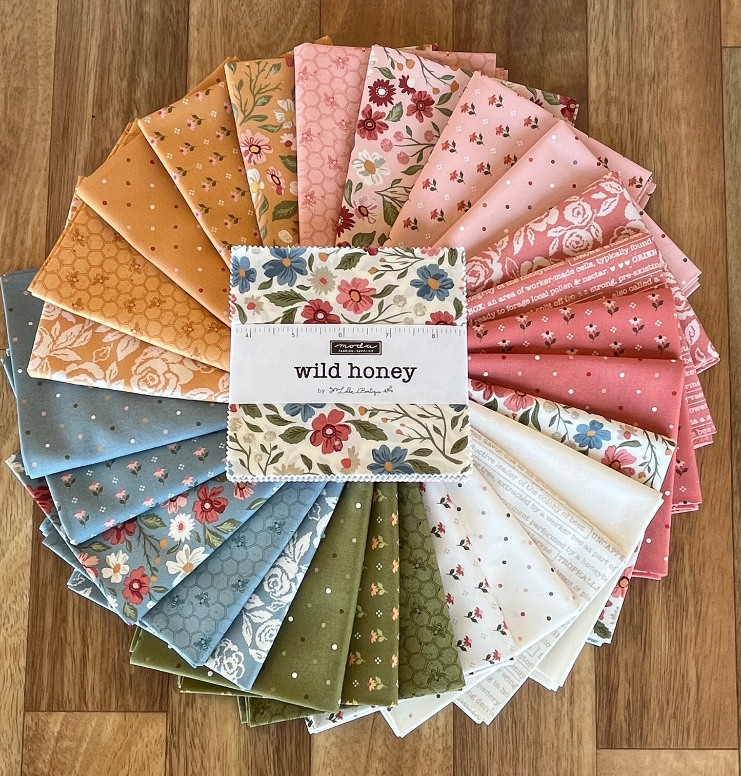 Wild Honey Fat Eighth Bundle by Lella Boutique for Moda Fabrics