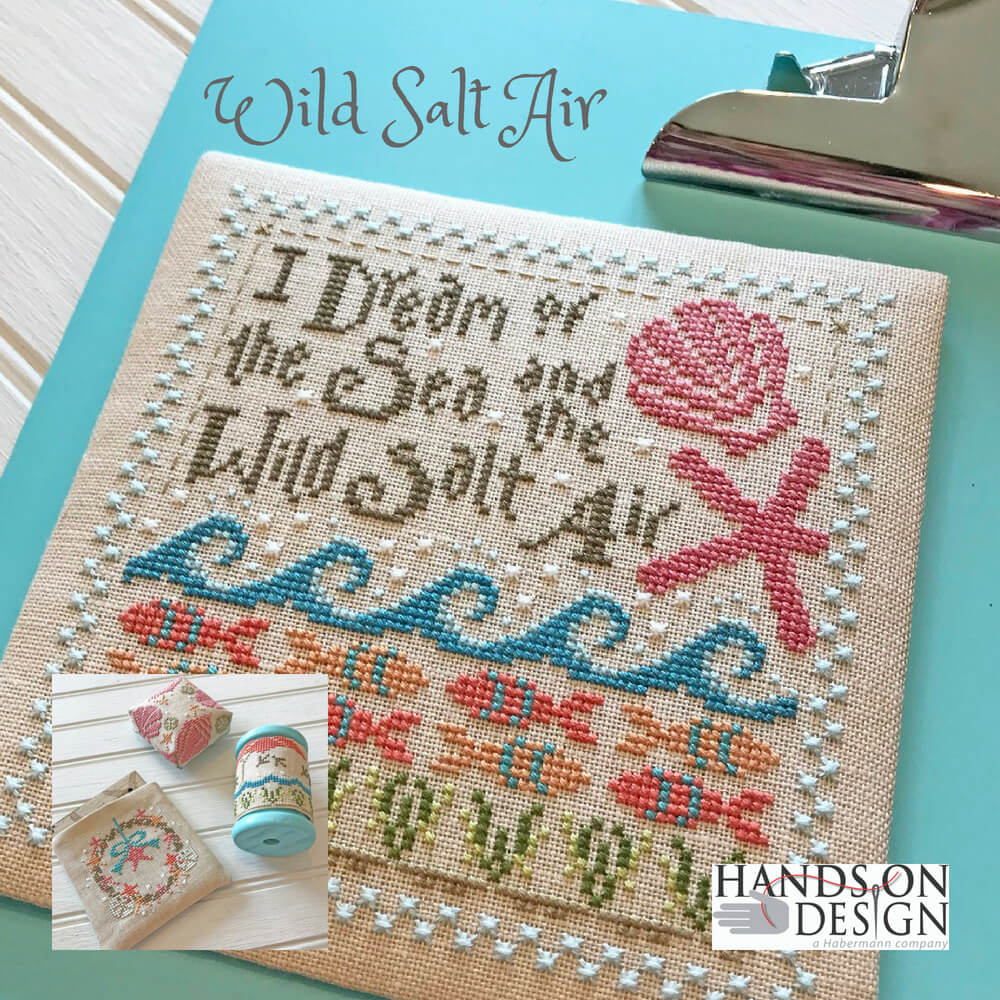 Wild Salt Air Cross Stitch Pattern by Hands on Design