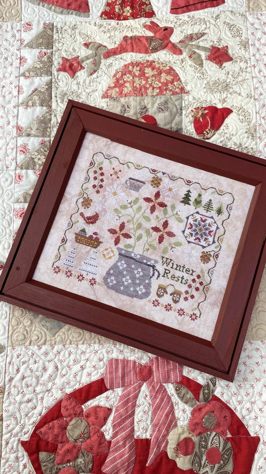 Winter Rests Cross Stitch Pattern by Blueberry Ridge