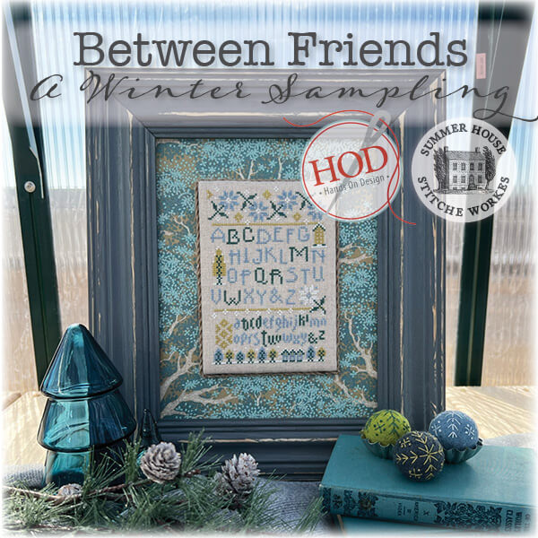 A Winter Sampling Between Friends Cross Stitch Pattern by Hands on Design
