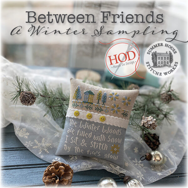 A Winter Sampling Between Friends Cross Stitch Pattern by Hands on Design