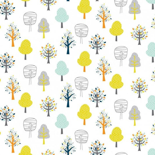 Woodland Friends Trees 89840-104 by Nutex Fabrics (sold in 25cm increments)