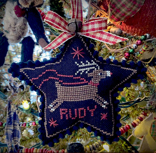 Rudy Star Ornament Cross stitch pattern by Teresa Kogut