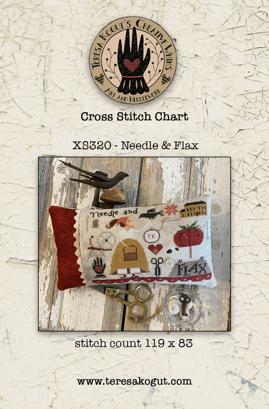 Needle and Flax Cross stitch pattern by Teresa Kogut