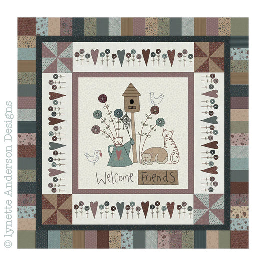 Cats Garden Quilt Pattern by Lynette Anderson