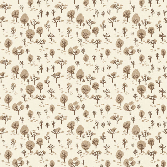 Autumnity Trees Light Cream Y3864-2 by Esther Fallon Lou for Clothworks (sold in 25cm increments)