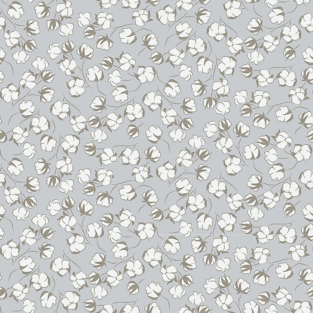 Homestead Cotton Light Gray Y3954-5 by Meags and Me for Clothworks Fabrics (sold in 25cm increments)