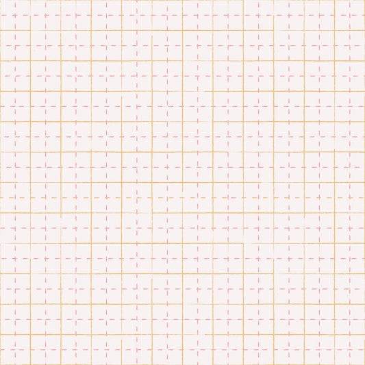 Shop Hop Cutting Mat White Y4801-1 by Meags and Me for Clothworks Fabrics (sold in 25cm increments)