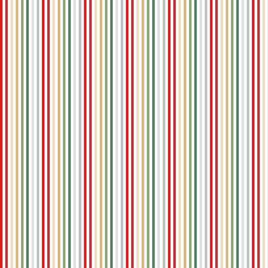 Guess How Much I Love You Tossed Stripe Light Red Y4821-4 by Sam McBratney & Anita Jeram for Clothworks Fabrics (sold in 25cm increments)