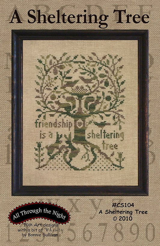 A Sheltering Tree Cross Stitch Pattern by All Through the Night