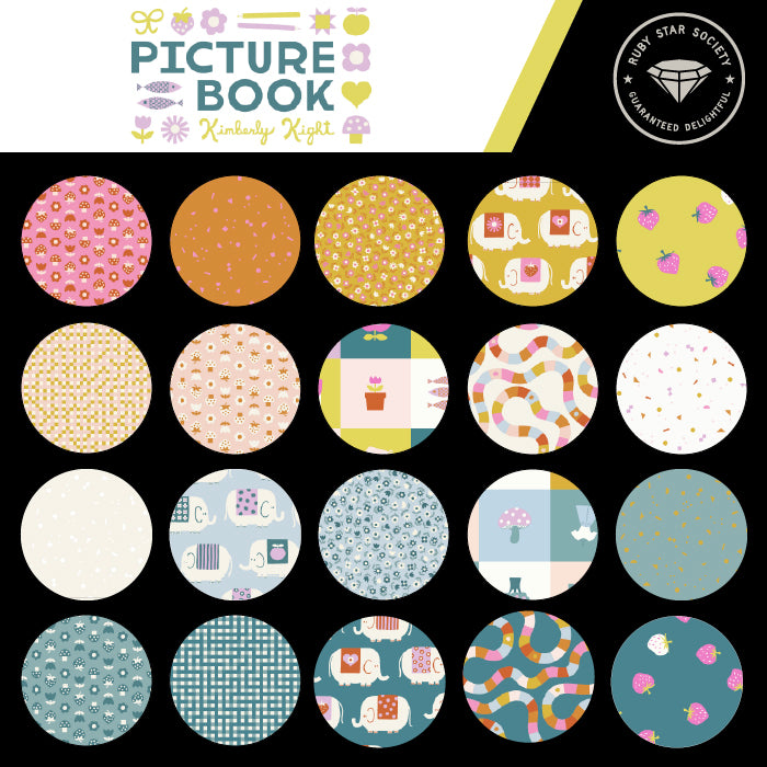 Picture Book Geometrics Playroom RS307522 by Kimberly Kight for Ruby Star Society (sold in 25cm increments)