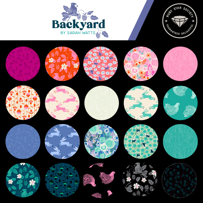 Backyard Mini Charm Pack by Sarah Watts for Ruby Star Society