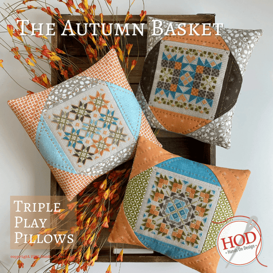 The Autumn Basket Cross Stitch Pattern by Hands on Design