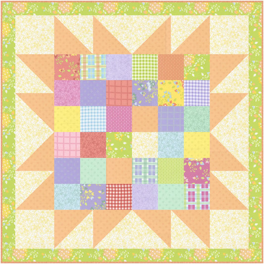 Barn Star 10 Quilt Pattern by Corey Yoder of Coriander Quilts
