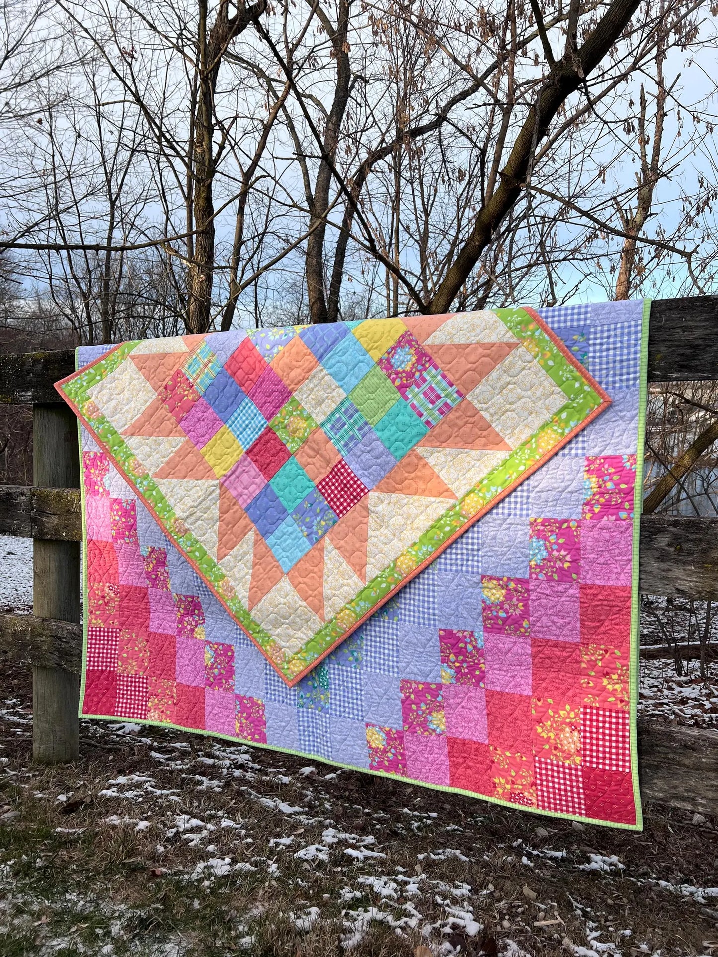Barn Star 10 Quilt Pattern by Corey Yoder of Coriander Quilts