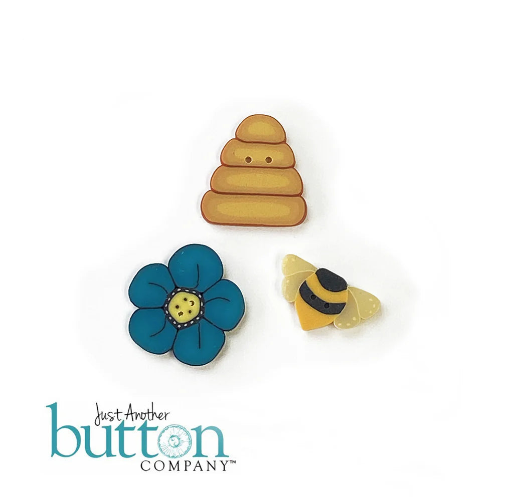 Buzz Mini Bag Button Pack by Just Another Button Co