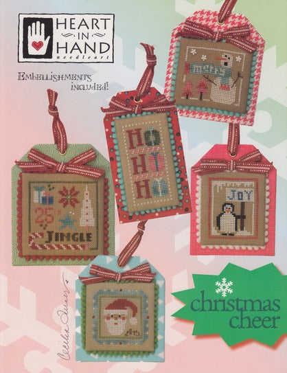 Christmas Cheer Cross Stitch Pattern Heart in Hand