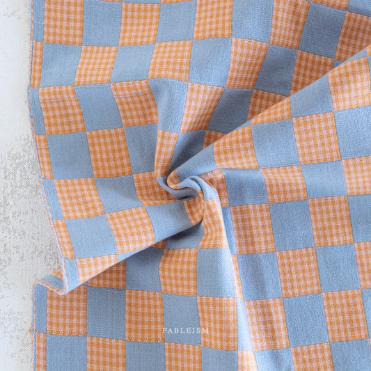 Check Mate Fjord Checkers by Fableism Supply Co (sold in 25cm increments)