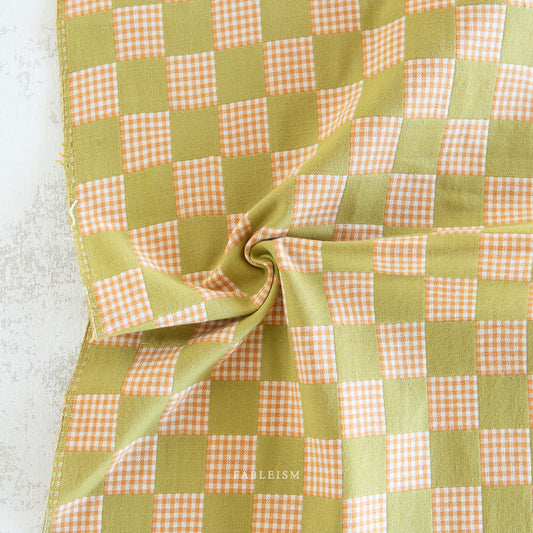 Check Mate Kiwi Checkers by Fableism Supply Co (sold in 25cm increments)