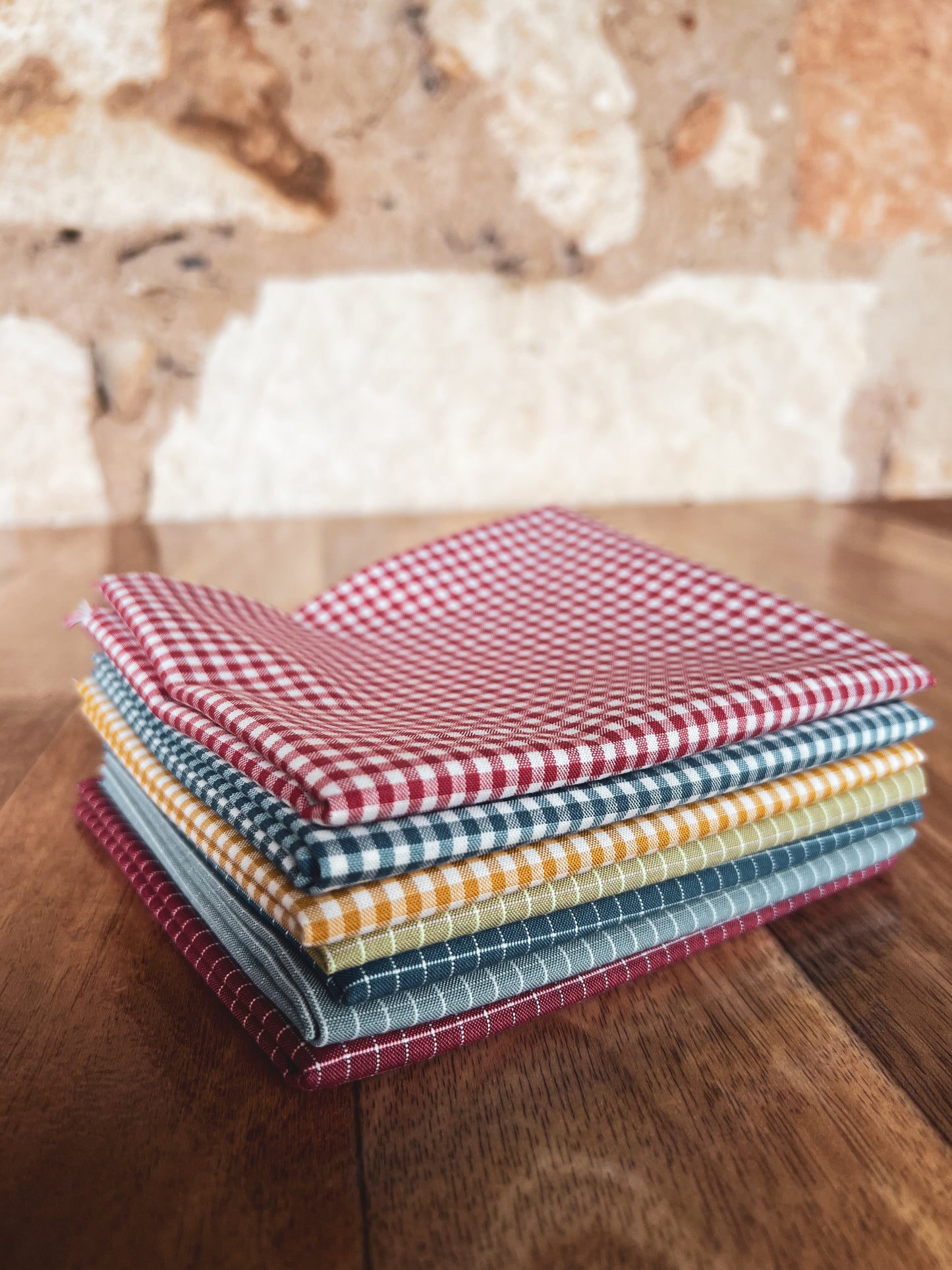 Creating Memories Plaids and Gingham Fat Quarter Bundle by Tilda