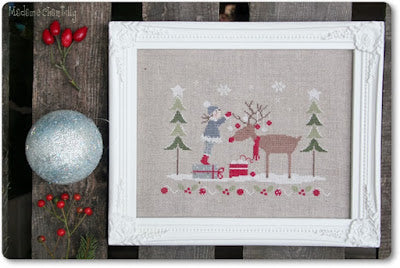 Dear Rudolph Cross Stitch Pattern by Madame Chantilly