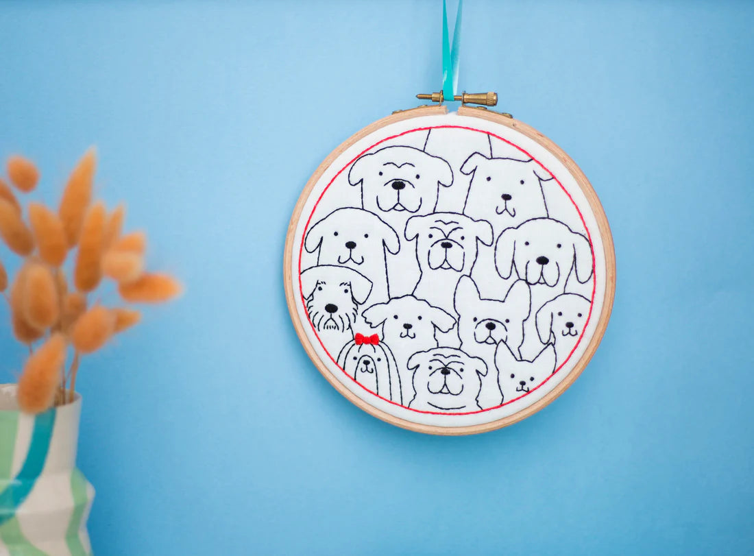 Dogs Pet Embroidery Kit by Oh Sew Bootiful