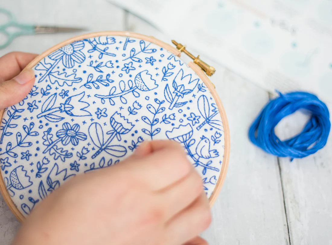 Doodle Florals Embroidery Kit by Oh Sew Bootiful