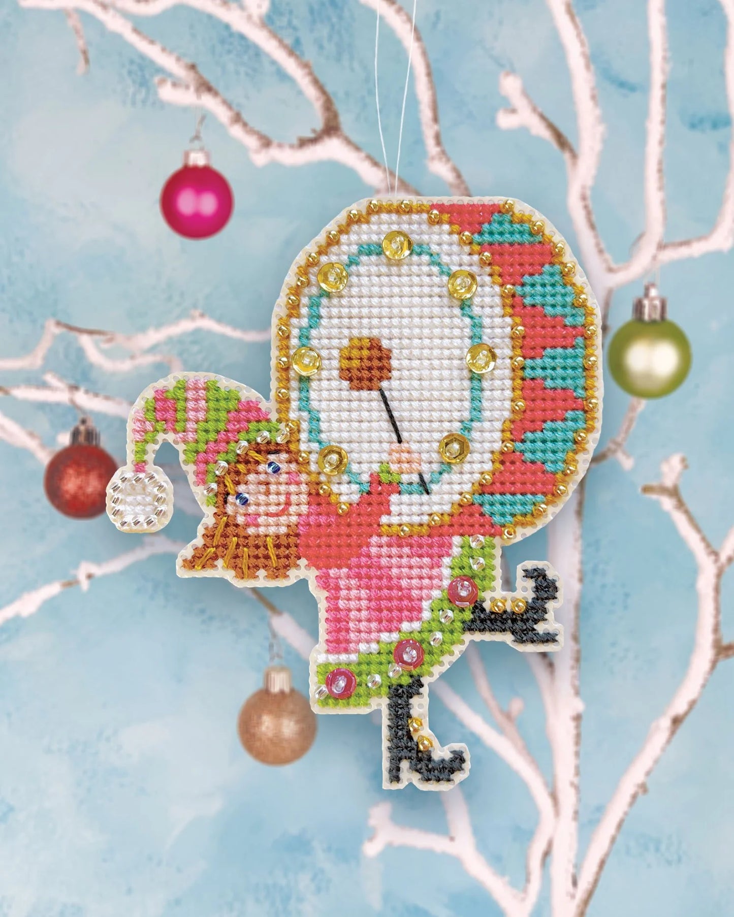 Little Drummer Girl Cross Stitch Kit by Satsuma Street