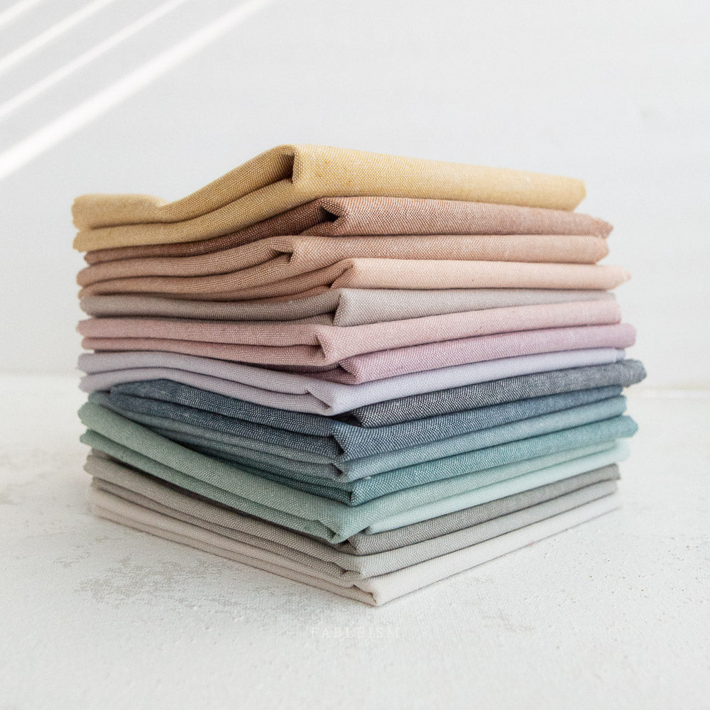 Everyday Chambray Fat Quarter Bundle by Fableism Supply Company
