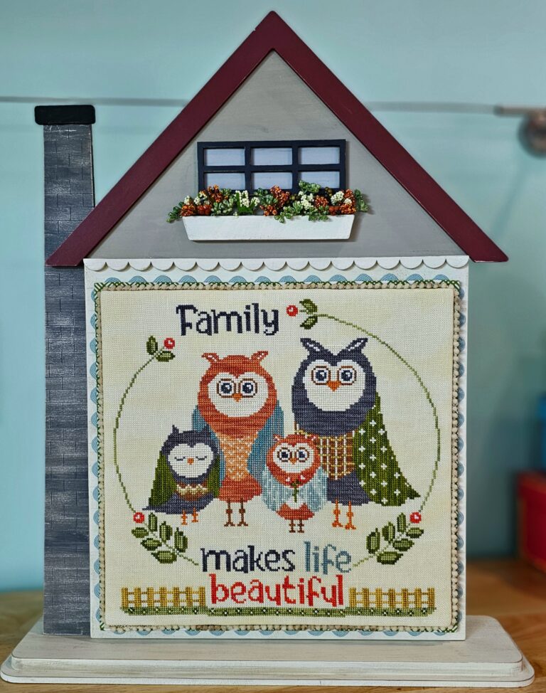 Family Cross Stitch Pattern by Cherry Blossoms