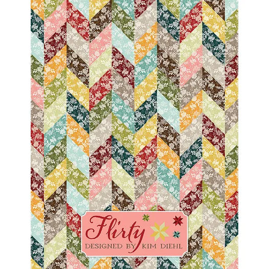 Flirty Quilt Pattern by Kim Diehl