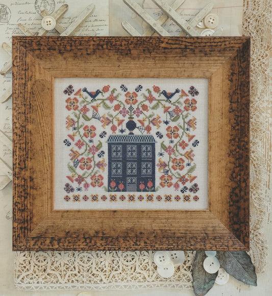 Flowers and Friends Cross Stitch Pattern Hello from Liz Mathews