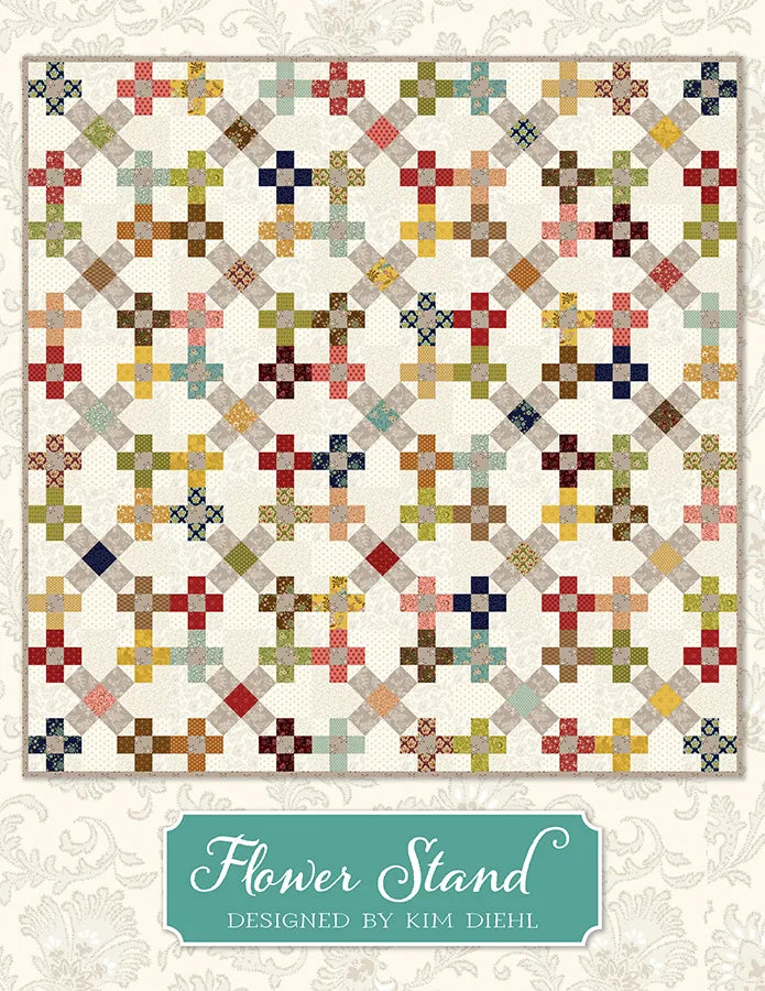 Flower Stand Quilt Pattern by Kim Diehl