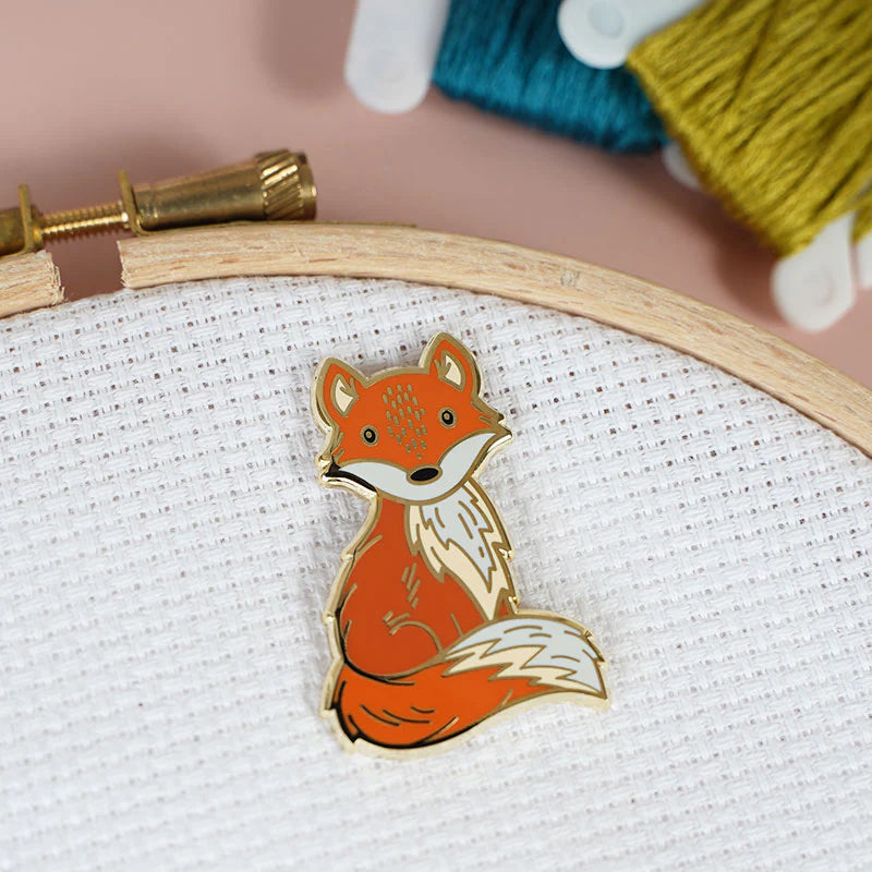 Fox Magnetic Needle Minder by Caterpillar Cross Stitch