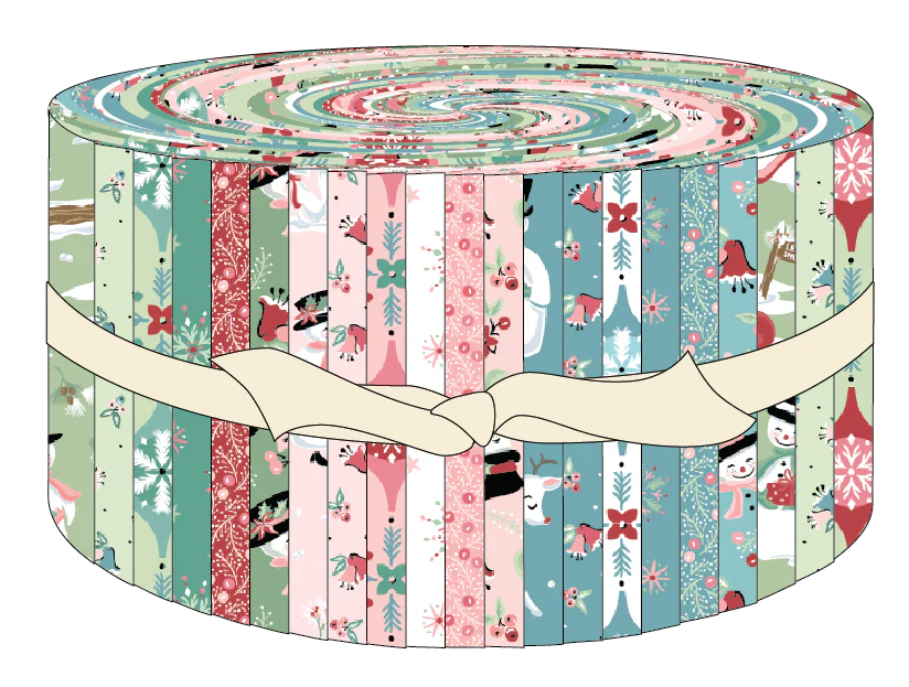 Frost and Flurry 2.5" Strips by Sheri McCulley for Poppie Cotton