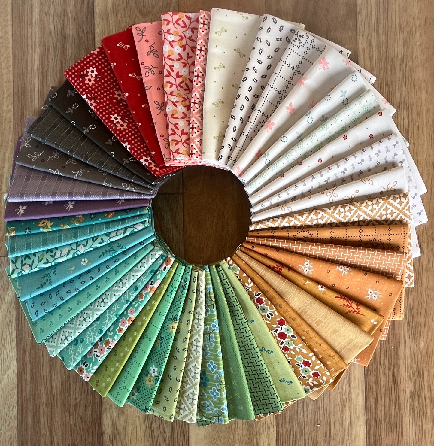 Gentler Times Fat Eighth Bundle by Lori Holt of Bee in my Bonnet for Riley Blake Designs