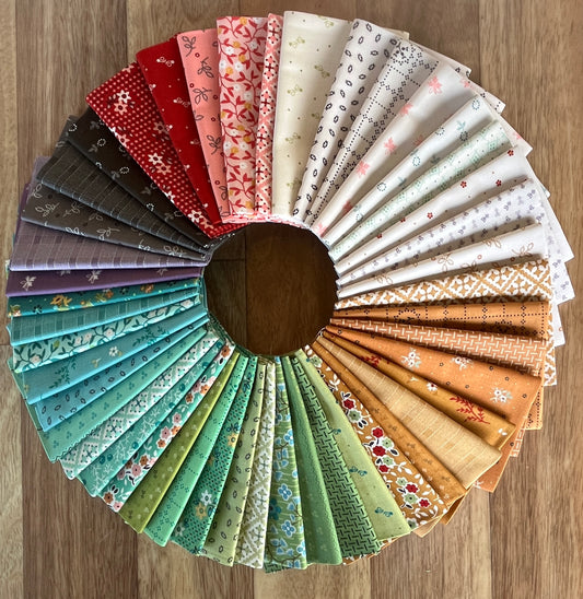Gentler Times Fat Eighth Bundle by Lori Holt of Bee in my Bonnet for Riley Blake Designs
