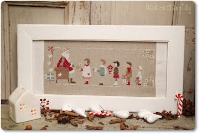 Gifts for Santa Cross Stitch Pattern by Madame Chantilly