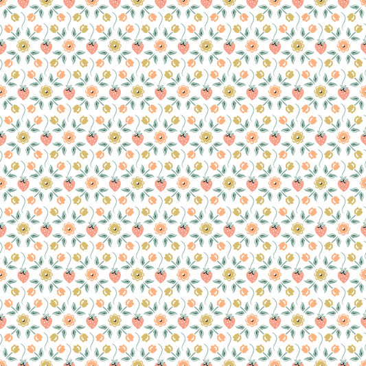 Granny's Sewing Room Granny's Apron Yellow GS25913 by Sheri McCulley for Poppie Cotton (sold in 25cm increments)