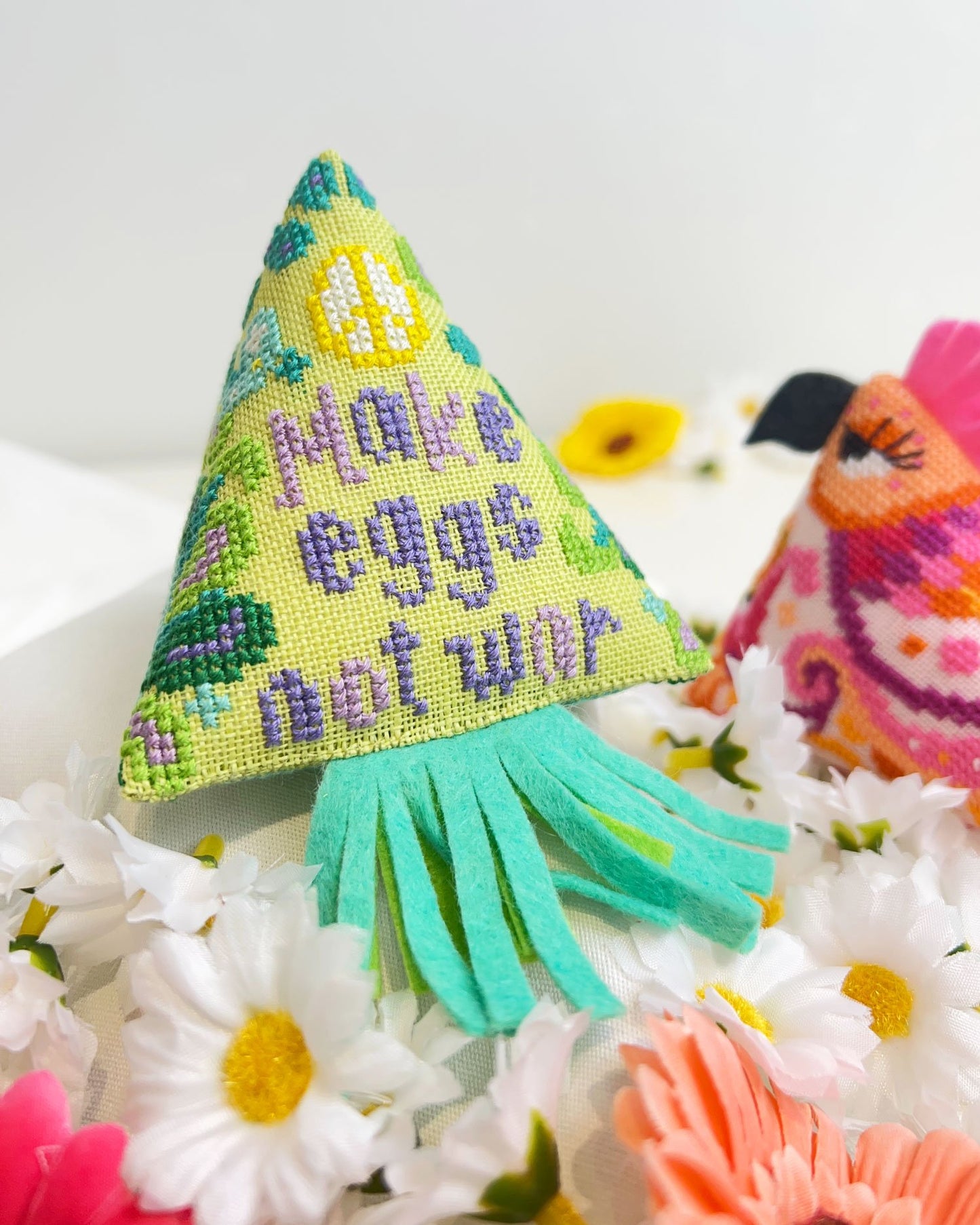 Groovy Chicks Cross Stitch Pattern by Satsuma Street