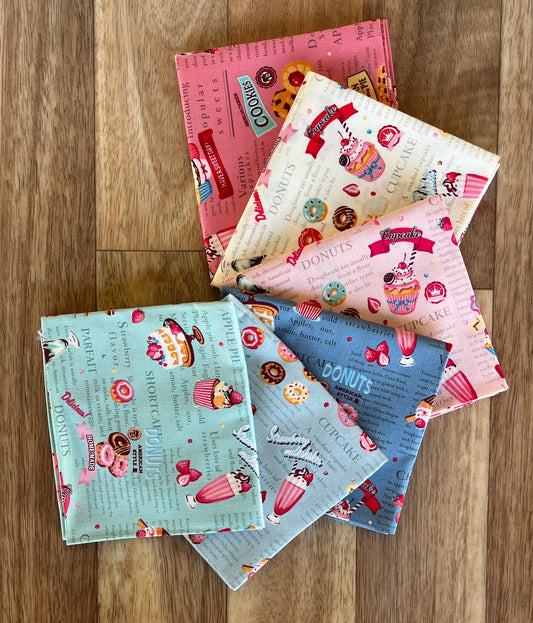 Hello Sweets Fat Quarter Bundle by Cosmo Textiles