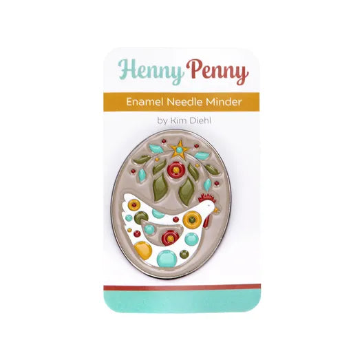 Henny Penny Enamel Needle Minder by Kim Diehl for It's Sew Emma
