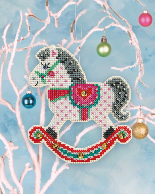 Holiday Horse Cross Stitch Kit by Satsuma Street