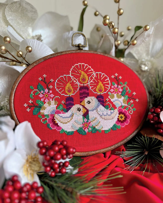 Holiday Glow Cross Stitch Pattern by Satsuma Street