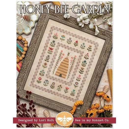 Honey Bee Garden Cross Stitch Pattern by Lori Holt of Bee in my Bonnet