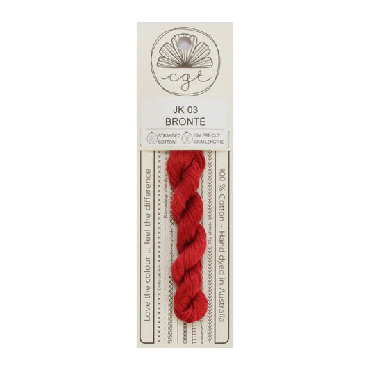 Bronte JK03 Cottage Garden Thread Pre-Cut 6 Stranded Hand Dyed Embroidery Floss